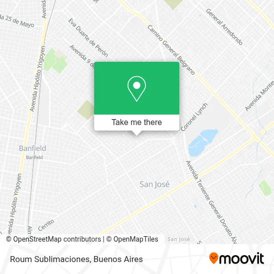 Roum Sublimaciones map