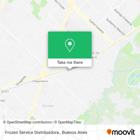 Frozen Service Distribuidora. map