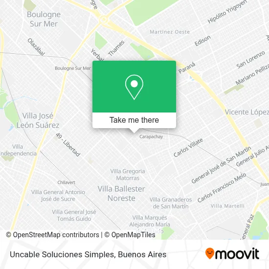 Uncable Soluciones Simples map