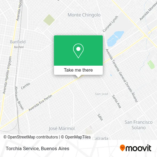 Torchia Service map