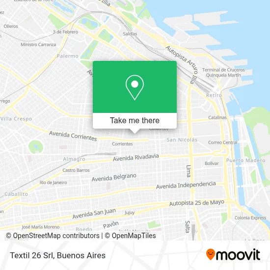 Textil 26 Srl map