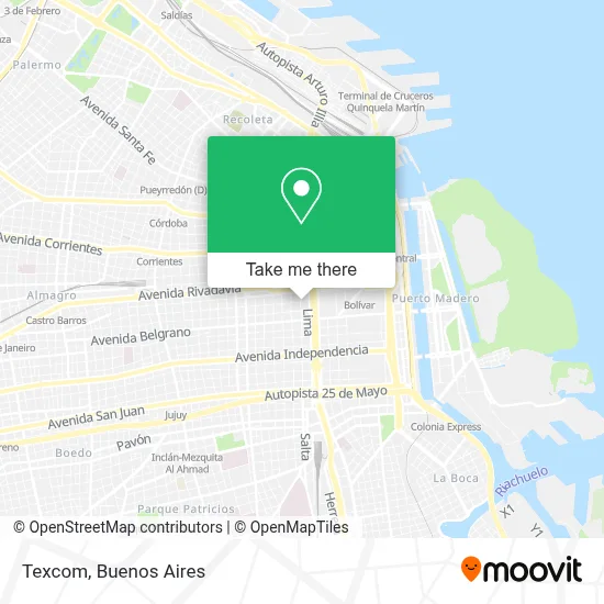 Texcom map