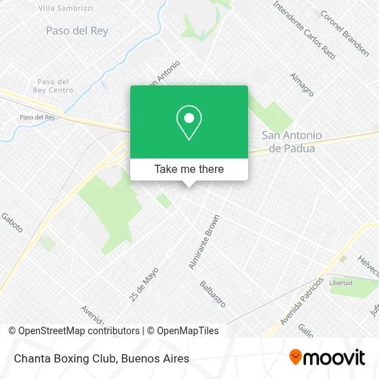 Chanta Boxing Club map