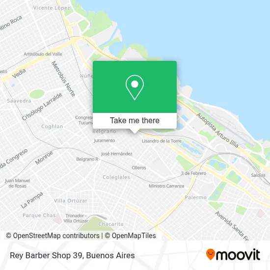 Rey Barber Shop 39 map