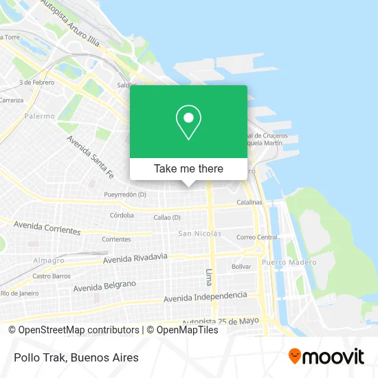 Pollo Trak map
