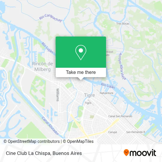 Cine Club La Chispa map