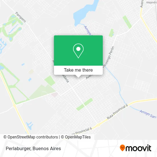 Perlaburger map