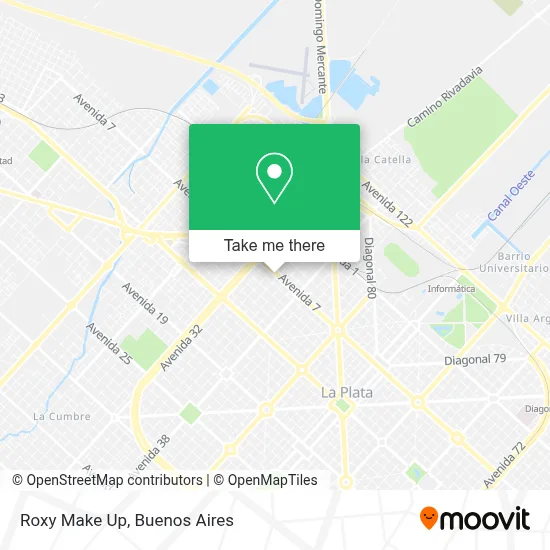 Roxy Make Up map