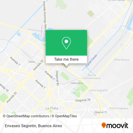 Envases Segretin map