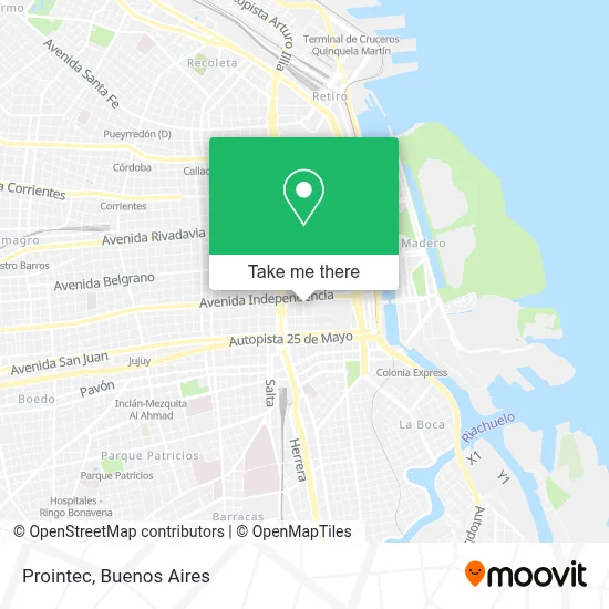Prointec map