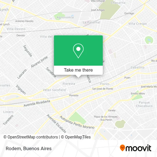 Rodem map