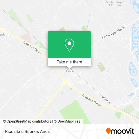 Ricositas map