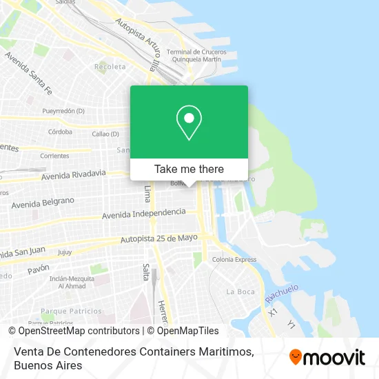 Venta De Contenedores Containers Maritimos map