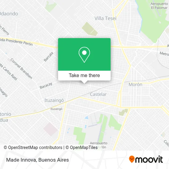 Made Innova map