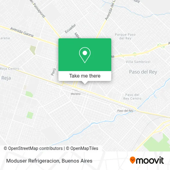 Moduser Refrigeracion map
