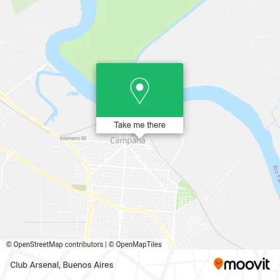 Club Arsenal map