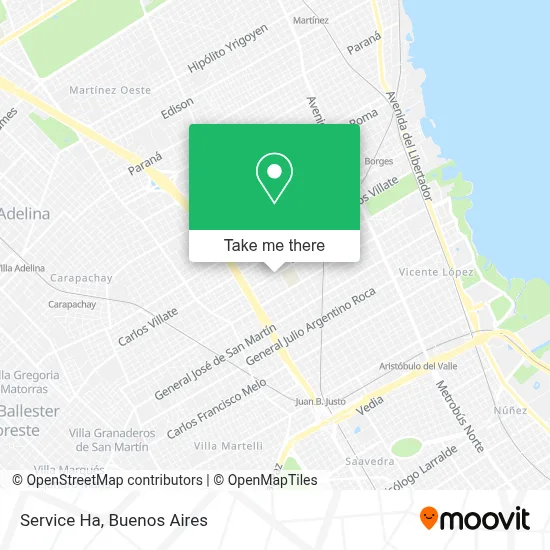 Service Ha map