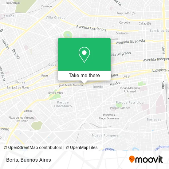 Boris map