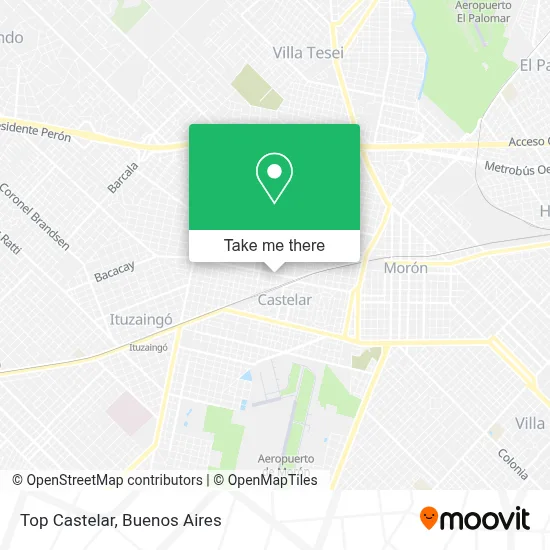 Top Castelar map