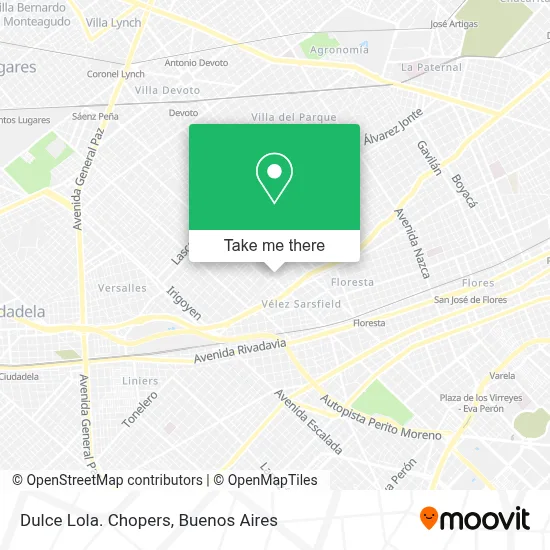 Dulce Lola. Chopers map
