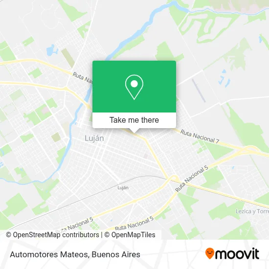Automotores Mateos map