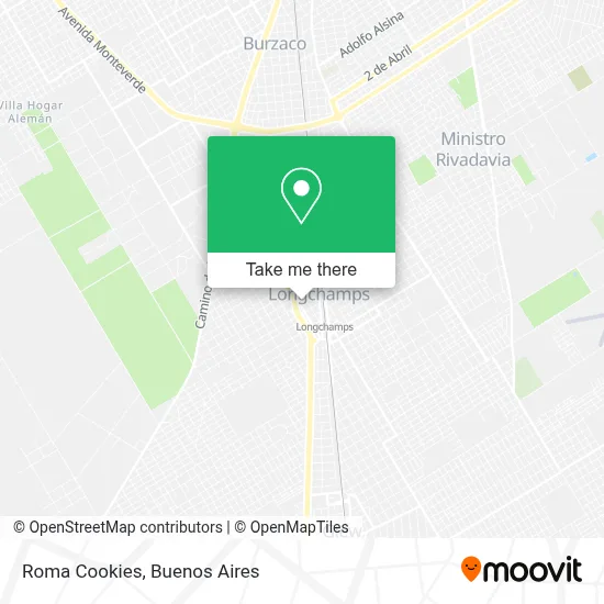 Roma Cookies map