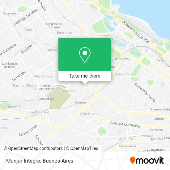 Manjar Integro map