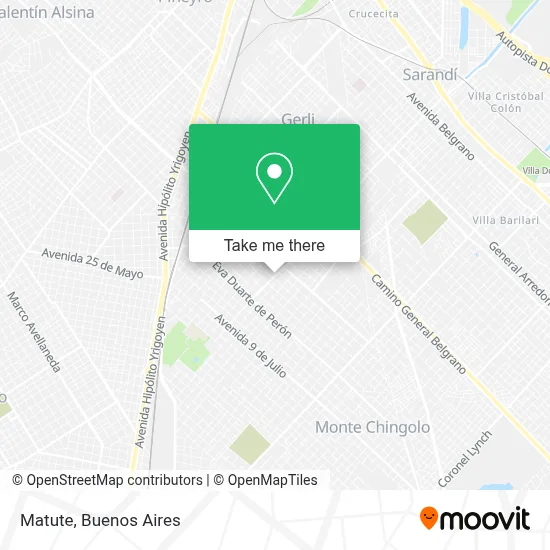 Matute map