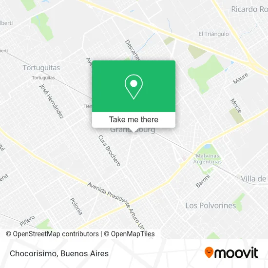 Chocorisimo map