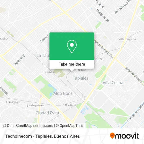 Techdinecom - Tapiales map