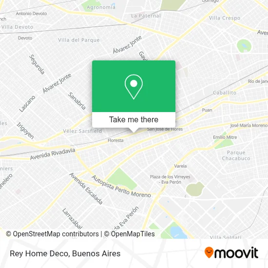 Rey Home Deco map