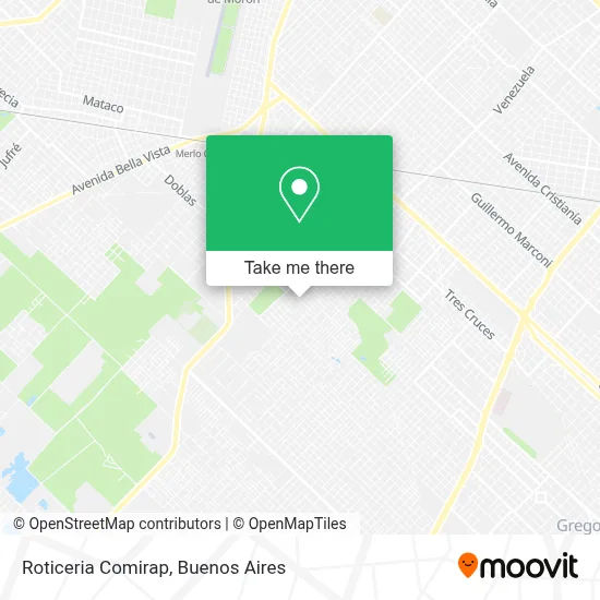 Roticeria Comirap map