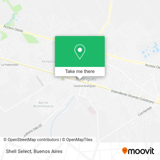 Shell Select map