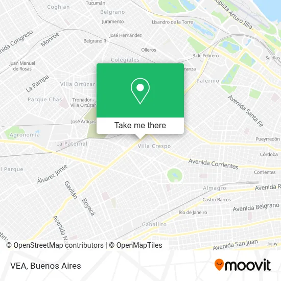 Vea map