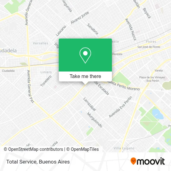 Total Service map