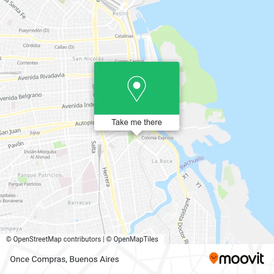 Once Compras map