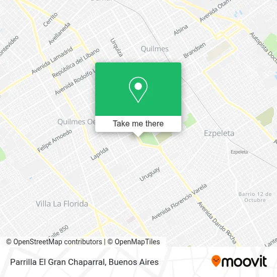Parrilla El Gran Chaparral map