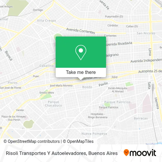 Risoli Transportes Y Autoelevadores map