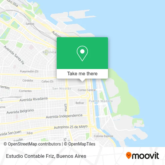 Estudio Contable Friz map