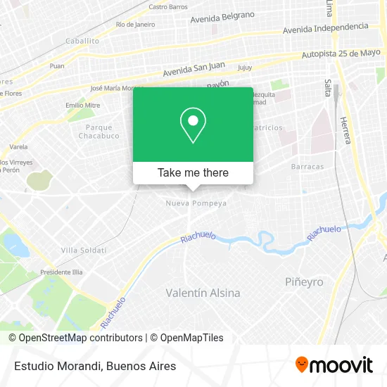 Estudio Morandi map