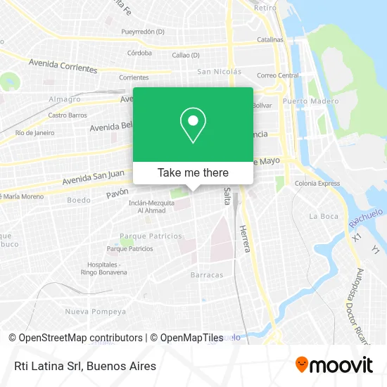 Rti Latina Srl map