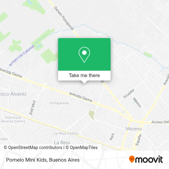 Pomelo Mini Kids map