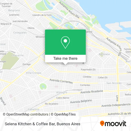 Selena Kitchen & Coffee Bar map