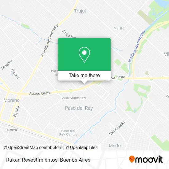 Rukan Revestimientos map