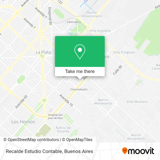 Recalde Estudio Contable map