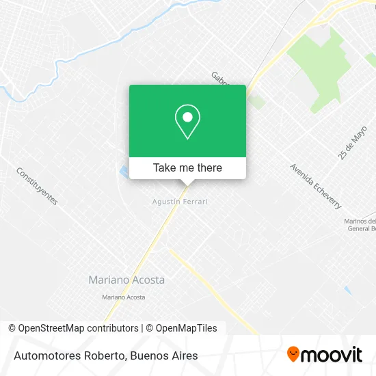 Automotores Roberto map