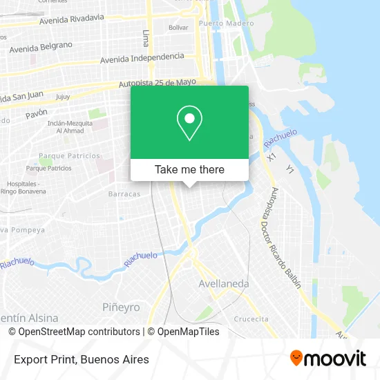 Export Print map