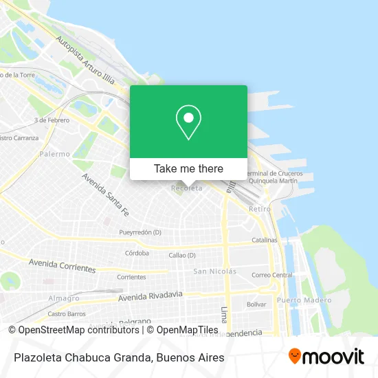 Plazoleta Chabuca Granda map