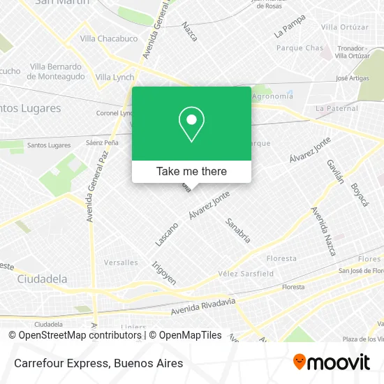 Carrefour Express map