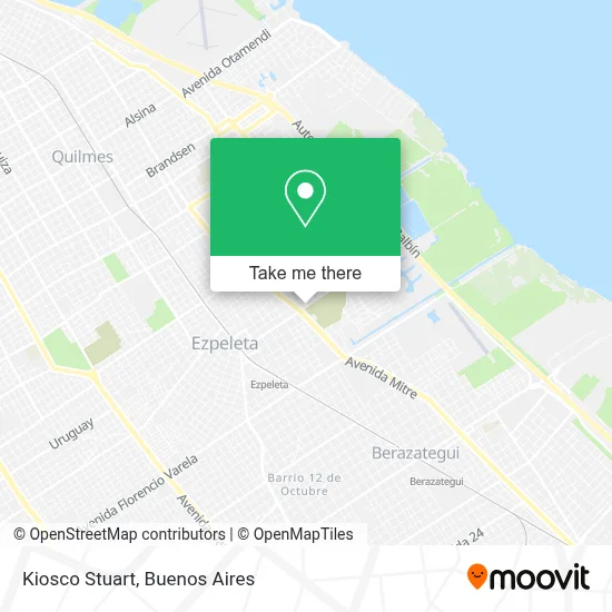 Kiosco Stuart map
